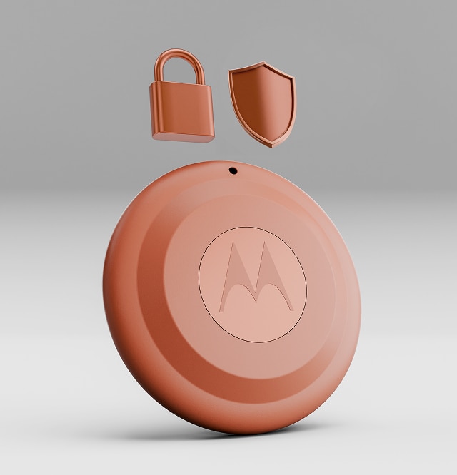 【新品・バラ売り】motorola mototag2 オレンジカラー 1個 Smart Tag Item Finder With Long-Lasting Battery Power| moto tag 2