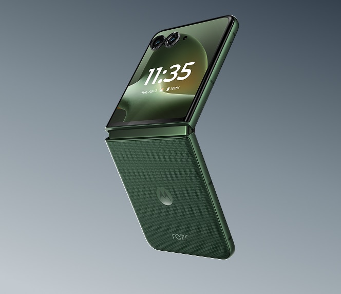 Smartphone dobrável com ecrã externo l Câmara IA de 50 MP